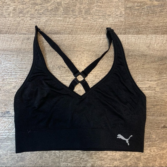 Puma Black Sports Bra - Picture 1 of 3